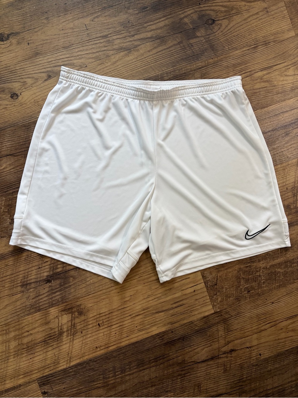 Men's NIKE Dri-fit Academy Knit Soccer Shorts White | Size XXL